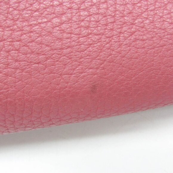 GUCCI Pink Leather Bamboo Shoulder Bag - Picture 10 of 16